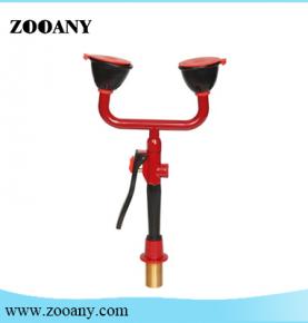 Deck mounted laboratory safety emergency double eye wash (ZAEW1602)