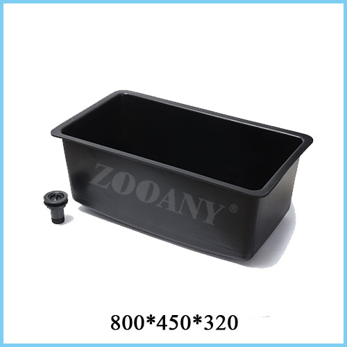 ZAS001 black pp sink