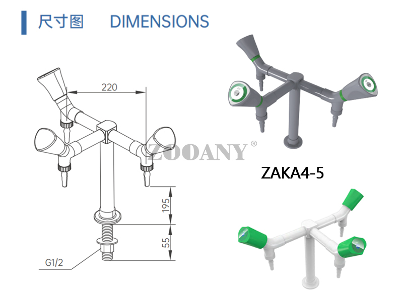 ZAKA4-5 three outlet faucet ZAKA4-5 three outlet faucet