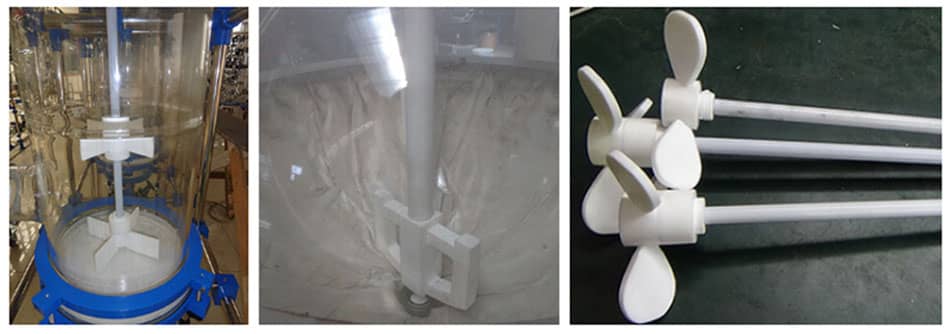 Stirring blade for 200L double-layer glass reactor Stirring blade for double-layer glass reactor.jpg